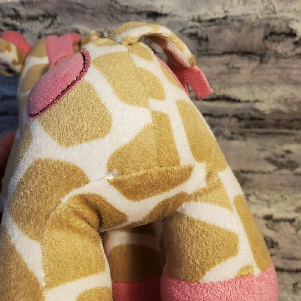 Carters‎ Giraffe Baby Plush Stuffed Animal Brown Pink 2012 Baby Toy 10
